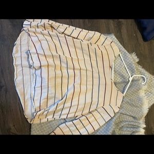 Striped linen dress shirt